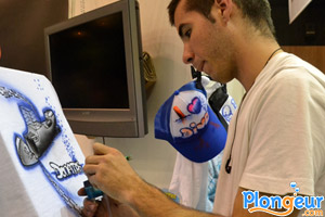 Aero graphics wears : la plongée avec un aérographe