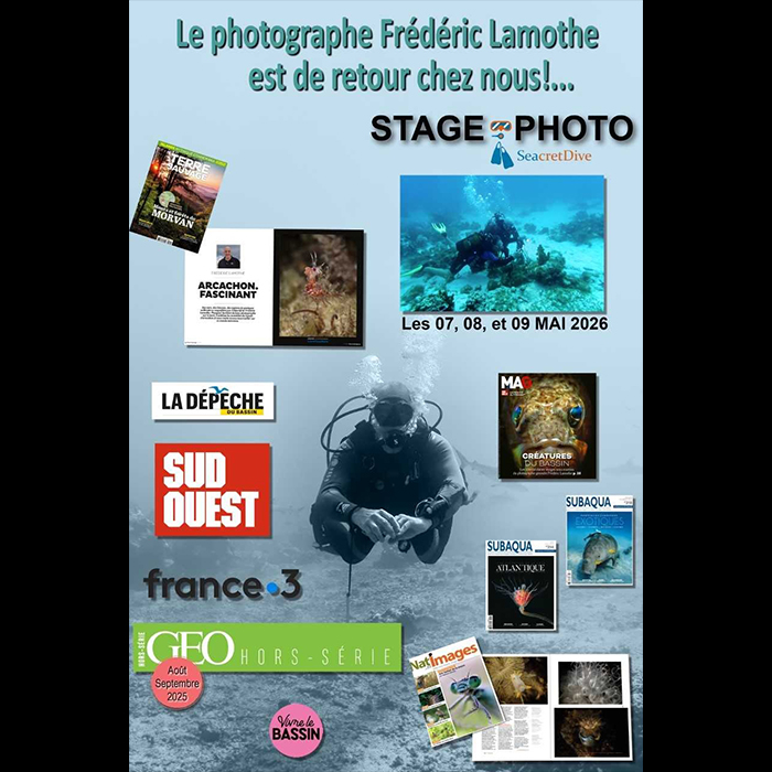 Dédicaces Frédéric Lamothe, photographe de l'invisible