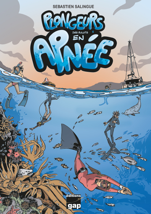 Sébastien Salingue en dédicace permanente sur le stand Librairie