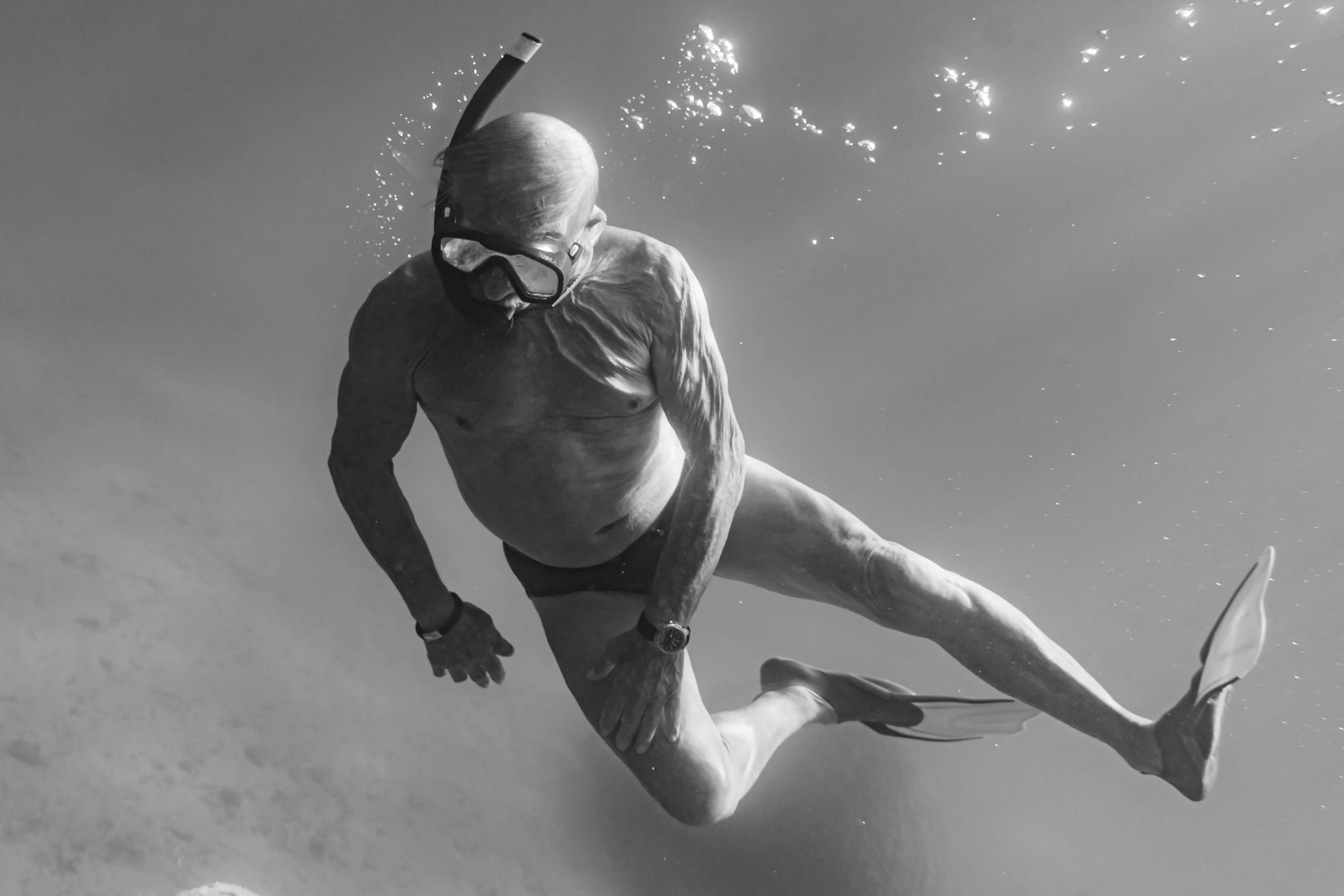 Never to late for Freediving