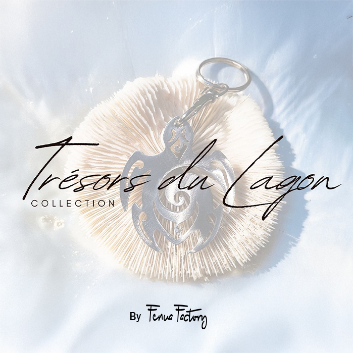 Découvrez notre collection de porte-clés inspirée des Esprits du lagon.