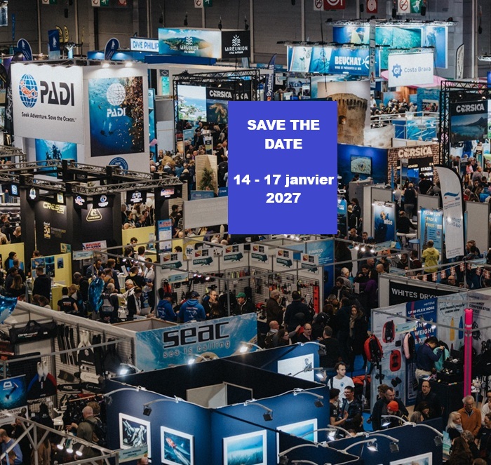 A vos agendas : Salon de la Plongée 2027
