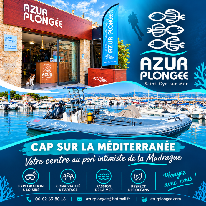 Parlons de Votre prochain séjour plongée sur le port intimiste de la Madrague de Saint Cyr sur Mer !   