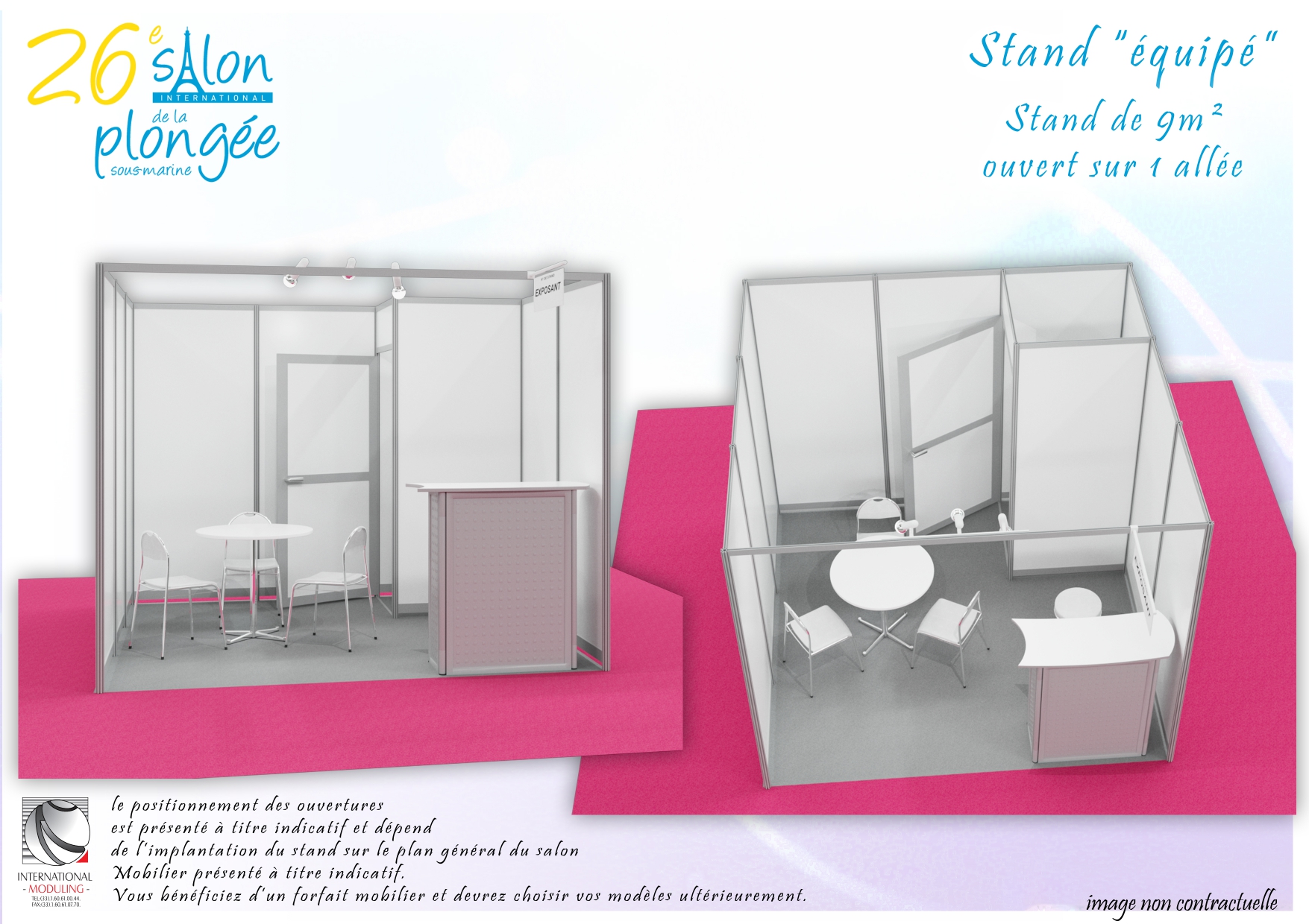 Fully Furnished booth