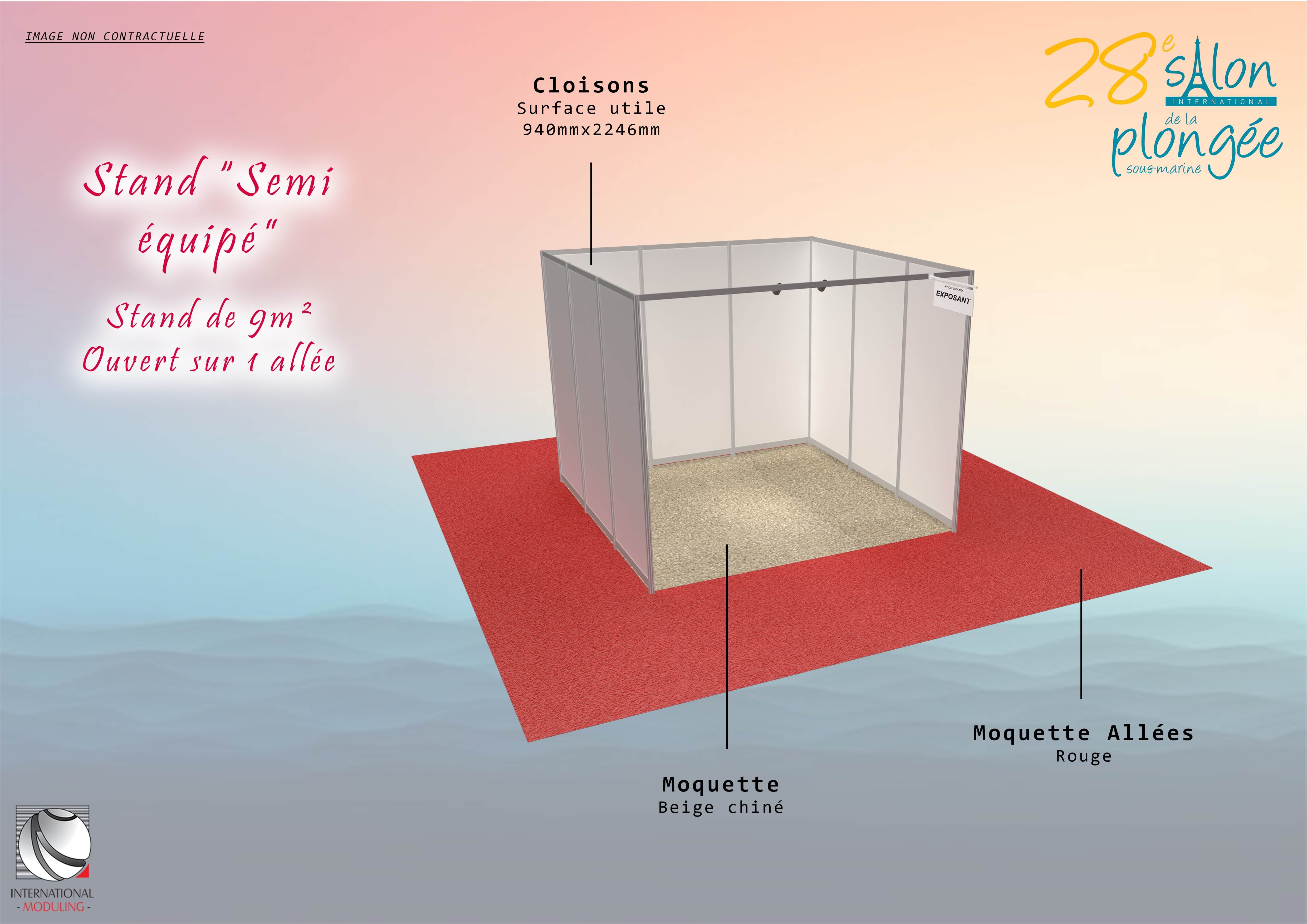 Le stand SEMI ÉQUIPÉ